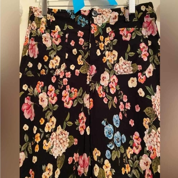 Anthrolopogie Maeve The Colette Wide Leg Cropped Pants - Picture 12 of 13